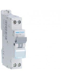 Disjoncteur Hager MFN720 1P+N 20A courbe C 3kA à vis