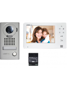 AIPHONE - Kit vidéo platine saillie avec moniteur écran 7" - touche sensitive - JOS1V