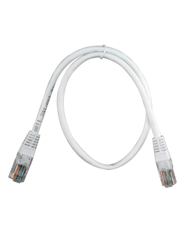 Câble Ethernet RJ45 Cat.5E UTP 0,5 m blanc – Safire