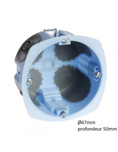 Eur'Ohm 52063 - Boîte étanche Air'métic Ø67 P50