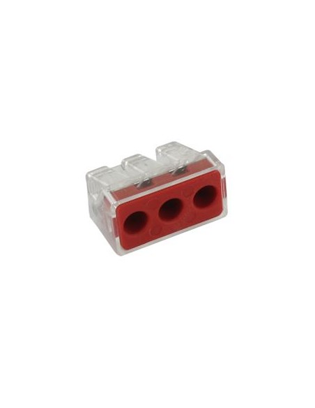 BLM - 463650 - Boîte de conn. 3 entrées rouge 6mm²