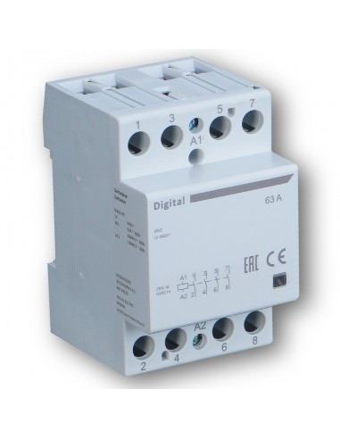 Digital Electric - 04525 - Contacteur 4x40A 400Vac 4NF
