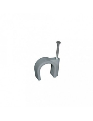 Eur'Ohm 43507 - Attache pontet grise 10 mm
