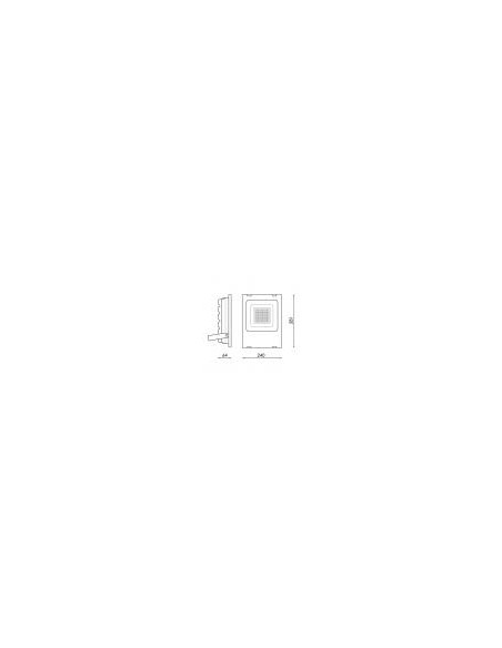 Projecteur LED SMD Pro 50W IP65 IK08 - Ledme BRLM6663