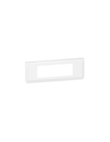 Legrand - 078816L - Plaque de finition horizontale Mosaic pour 6 modules blanc