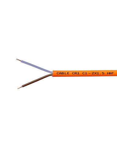Câble ANTI-FEU CR1C1 2X1,5mm2 - Vente au mètre