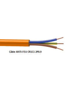 Câble ANTI-FEU CR1C1 2P0.9 - Vente au mètre