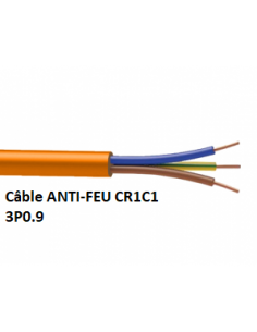 Câble ANTI-FEU CR1C1 3P0.9 - Vente au mètre