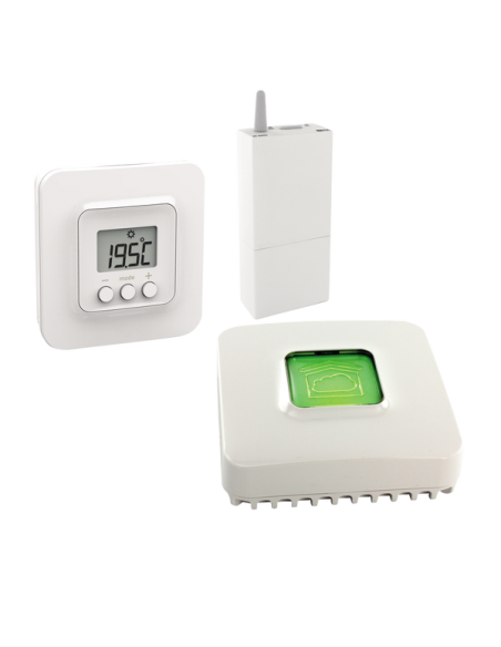 Delta Dore - 6050662 - Pack thermostat radio connecté pour chauffage eau chaude