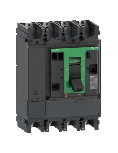 Schneider - C404400S - interrupteur-sectionneur ComPacT NSX400NA, 4 pôles, 400 A, AC22A, AC23A