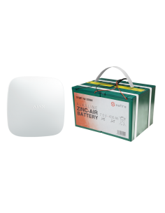 Kit alarme autonome Ajax BatteryKit 12M – Hub 2 + batterie