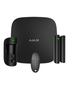 Kit alarme Ajax StarterKit Cam 4G noir – Hub 2 LTE
