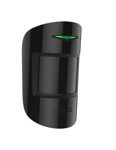 Ajax CombiProtect noir – Mouvement et vitre | Bricoelect