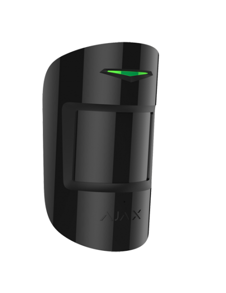 Ajax CombiProtect noir – Mouvement et vitre | Bricoelect
