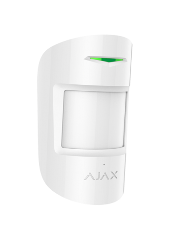 Ajax CombiProtect blanc – Mouvement et vitre | Bricoelect