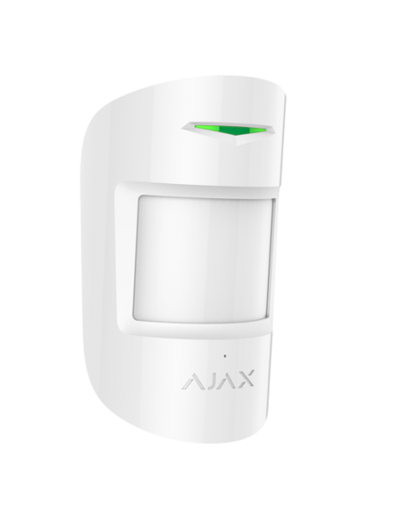 Ajax CombiProtect blanc – Mouvement et vitre | Bricoelect