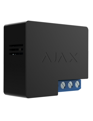 Ajax WallSwitch noir – Relais 110–240 V | Bricoelect