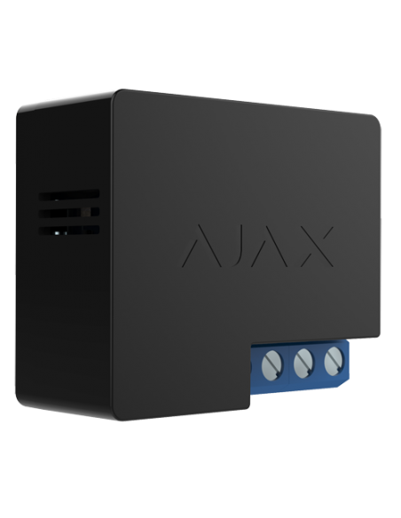 Ajax WallSwitch noir – Relais 110–240 V | Bricoelect