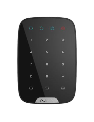 Ajax AJ-KEYPAD-B - Clavier sans fil noir pour alarme Ajax