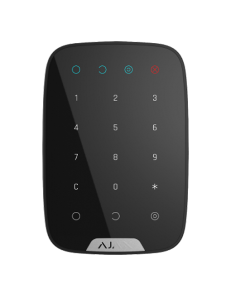 Ajax AJ-KEYPAD-B - Clavier sans fil noir pour alarme Ajax