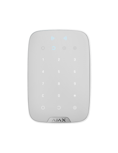 Ajax KeyPad Plus blanc | Clavier RFID sans fil Grade 2