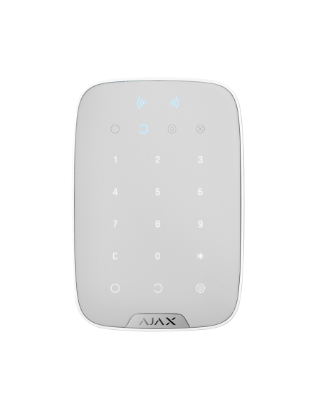 Ajax KeyPad Plus blanc | Clavier RFID sans fil Grade 2