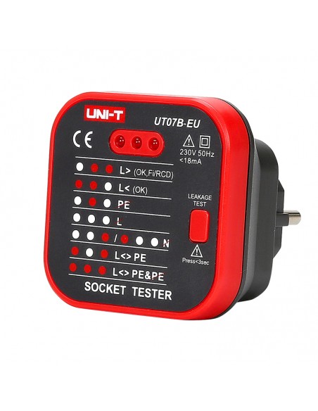 UT07B-EU Testeur de prises électriques EU