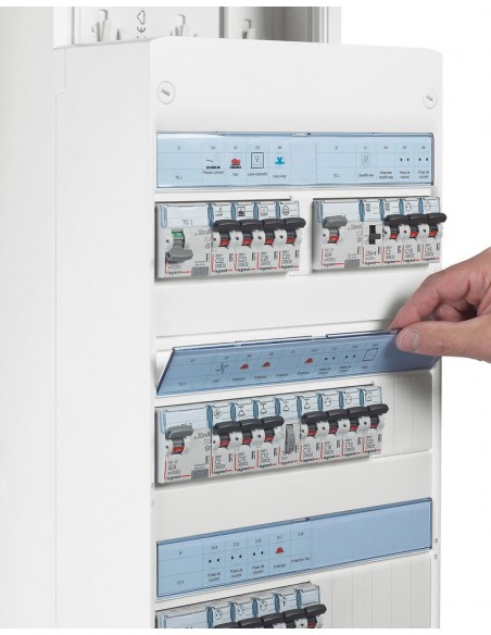 Legrand 401214 - Coffret Drivia 52 modules 4 rangées