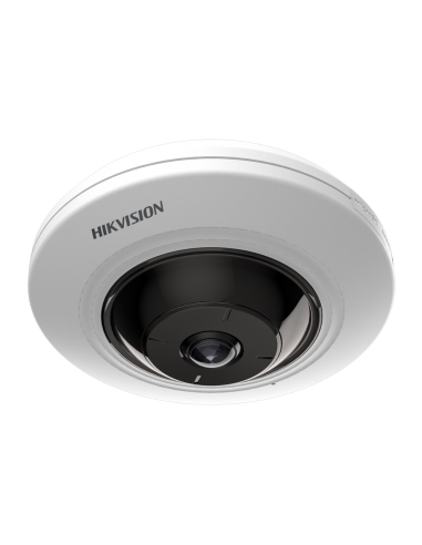 Hikvision - DS-2CD3956G2-ISU - Cámara IP Fisheye 5 Mpx (2592×1944) Lente 1.05 mm Fisheye IR LEDs Alcance 8 m