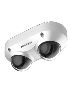 Hikvision - DS-2CD6D42G0-IS  - Caméra panoramique IP 4 Mpx 1/3” Progressive Scan CMOS Focale fixe 2.8 mm IR LEDs Portée 10 m