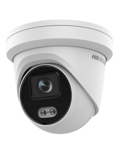 Hikvision - DS-2CD2347G2-LU - Caméra IP à tourelle Gamme PRO Résolution 4 Mégapixel | PoE | ColorVu Capteur 2.8 mm