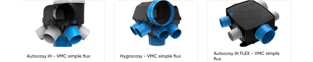 VMC Simple Flux Autoréglable Atlantic